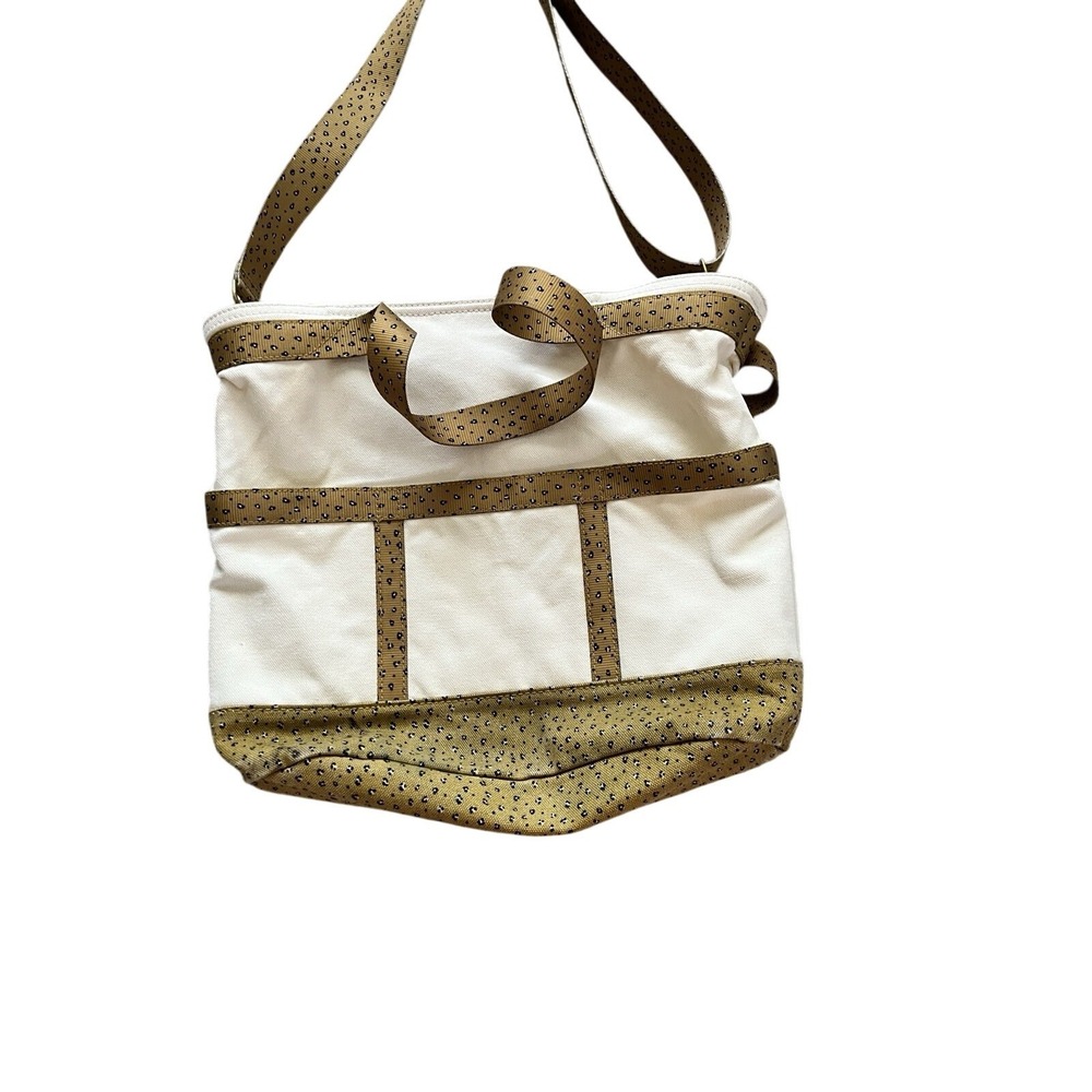 Madewell The Canvas Camden Tote Bag In Mini Leopard Animal Print - Picture 6 of 11